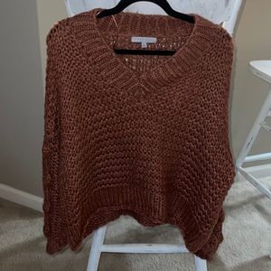 oversized bubble sleeve sweater